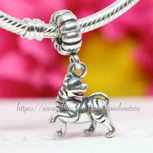 Authentic Sterling Silver Hanging Tigress Bead Charm 791102 - Picture 1 of 4