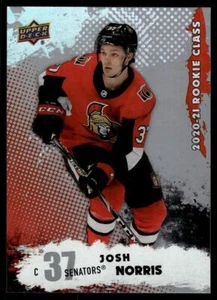 2020-21 Upper Deck Series 2 NHL Josh Norris #RC9 novato clase conmemorativa - Imagen 1 de 2