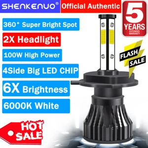 Faros LED H4 4 lados bombillas para Suzuki SV1000/S 2003-2007 SV650S/SA 2003-2013 - Imagen 1 de 10