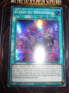 YU-GI-OH! SUPER RARE ELEGIE DU ROYAUME AGOV-FR052 NEUF EDITION 1 - Picture 1 of 1