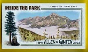 2022 Allen & Ginter Inside the Park ITP-12 Olympic National Park Mini Insert - Picture 1 of 1