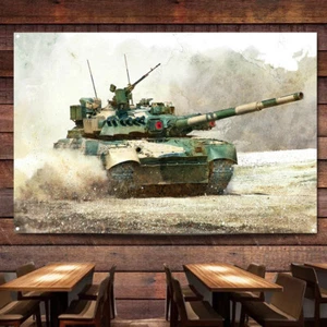 Pósters e impresiones de tanques T-80UK armas blindadas pancarta arte de pared bandera decoración del hogar - Imagen 1 de 5