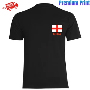 Camiseta Inglaterra MEGA | Bordado Premium Pecho Izquierdo | Make England Great Again - Imagen 1 de 4