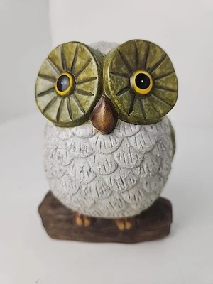 6" Cermic Owl Garden Statue Figurine Indoor/Outdoor Bird  - Изображение 1 из 4