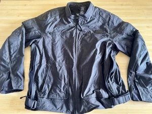 Giacca Moto Harley Davidson 2XL Bella Funzionale Nylon Nero - Foto 1 di 6