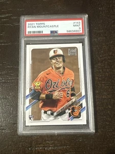 2021 Topps Ryan Mountcastle Rookie #143 - PSA 9 - Baltimore Orioles - Picture 1 of 2