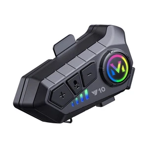 BTQILEYOO Y10 Motorcycle Helmet Bluetooth Headset, Bluetooth 5.3 Headphone, S... - Picture 1 of 7