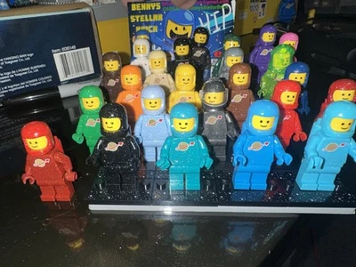 LEGO Classic Spaceman Glitter Monochrome Bennys Customs Choice Of 1 - Image 1 of 3