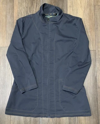 Dickies Warm-up Jacket Women’s S  DK302 Pewter Scrub Poly Rayon - Image 1 of 4