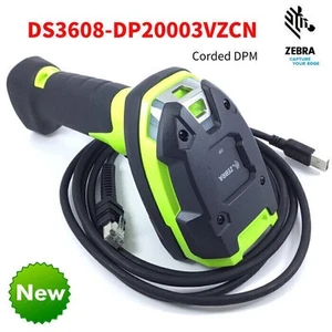 Zebra DS3608-DP20003VZCN Ultra-Rugged DPM 2D/1D Barcode Scanner USB Imager Kit - Picture 1 of 8