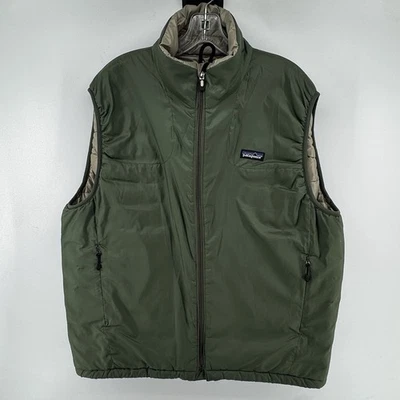 Colete Micro Puff Masculino Verde Oliva Patagônia Grande Isolado 2007 - Imagem 1 de 4