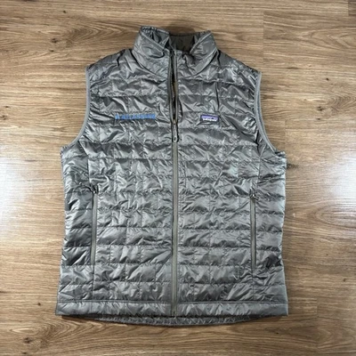 Patagonia Vest Men’s Large Grey Mens Nano Puff Packable Insulated Vest $149 - Image 1 of 4
