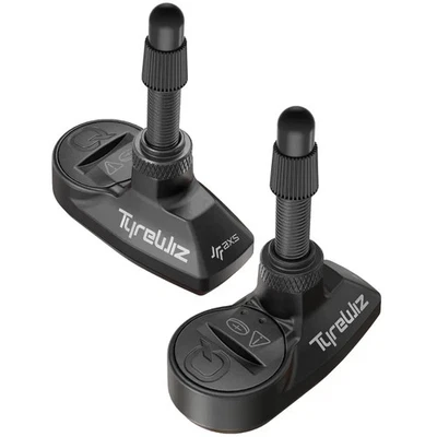 Quarq TyreWiz 2.0 Air Pressure Sensor. 2 Sensors + Optional Valves - Immagine 1 di 2