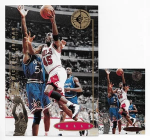 Michael Jordan # 41 # 603 He's Back Übergröße 1995 Upper Deck SP Championship - Bild 1 von 2