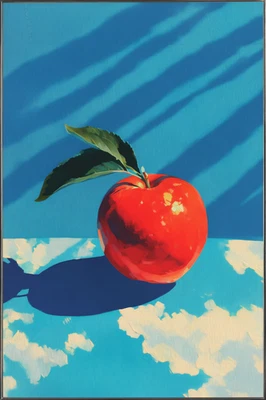 🍎 Sara Cwynar Apple on Sky II Inspired Artwork | Giclee Print 1/25 Sig COA V15 - Image 1 of 4
