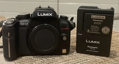 Câmera Digital Panasonic LUMIX DMC-GH2 16.0MP ESTADO PERFEITO Preta (Somente o Corpo) - Imagem 1 de 2