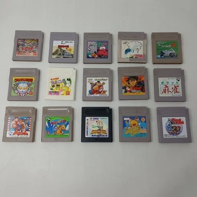 Lote De 15 JAPONESES Nintendo Game Boy Juego IMPORTACIONES US Vendedor PROBADO! Foto 1 de 4