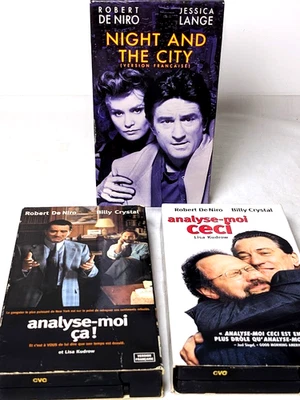 VHS Lot – Robert De Niro VF Trio (Analyse-moi ça / Analyse-moi ceci / Night city - Image 1 of 4