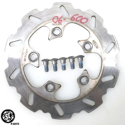 06 07 SUZUKI GSXR 600 ARASHI REAR BRAKE DISC ROTOR - Image 1 of 4