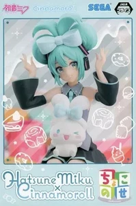 Figura Chokonose Premium SEGA Hatsune Miku CINNAMOROLL Sanrio - Imagen 1 de 2
