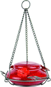 Bird Products MHF4 Hand Blown Garden Top Fill Hummingbird Feeder, 16 Oz Capacity - Picture 1 of 12