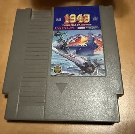 1943 The Battle of Midway - 1988 NES Nintendo Game Cart Only - Tested & Working