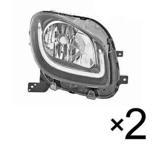 COPPIA FARI PROIETTORI FANALI ANTERIORE Sx E DX PER SMART ForTwo 453 LED CONTINU - Foto 1 di 12