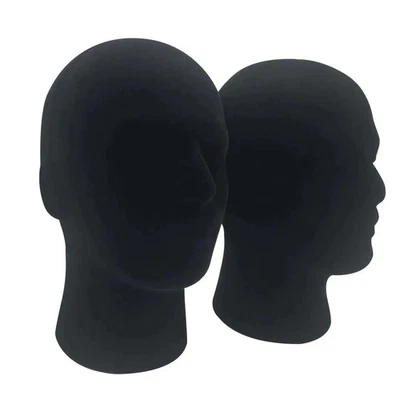 1PC Male Foam Mannequin Head Model Hat CAP Wig Glasses Display Stand Rack Stable - Image 1 of 4