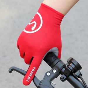 Breathable Long Full Fingers Anti-slip Fitness Gloves MTB Road Bike - Photo 1/15