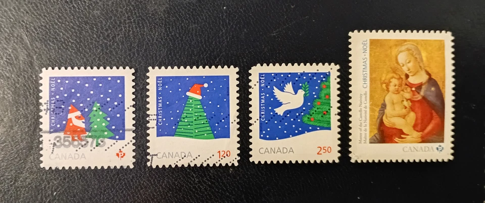 Complete Canada used stamp set: 2016 Christmas - Image 1 of 1