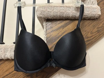 Sujetador Ambrielle Negro Suave 34C Acolchado Push Up Con Aros Foto 1 de 4