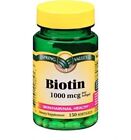 Spring Valley Biotin 1000mcg 150 Softgels Health Supplement Skin,Hair, & Nails