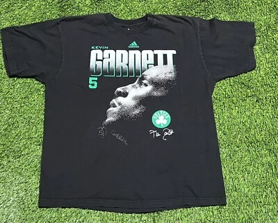 Camiseta Adidas Boston Celtics Kevin Garnet NBA De Colección Años 2000 Para Hombre L Negra Foto 1 de 4