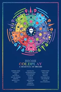 More details for coldplay &quot;head full of dreams tour&quot; 2016 european concert poster a4 print repro 