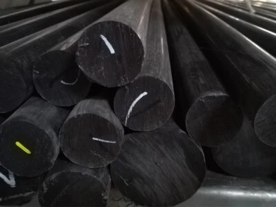 Barra Tonda in PA6 (Nylon) Poliammide, Nero  Vari diametri, lungh. 1 metro - Immagine 1 di 4