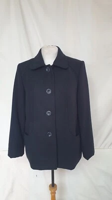 Woman's coat, Autonomy, UK 14, Black, Short, 40" bust, 27" Length 7549 - Image 1 of 4