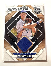 Royals Bobby Witt Jr. Mint 2020 Elite Extra Edition Prospect Materials Jersey RC