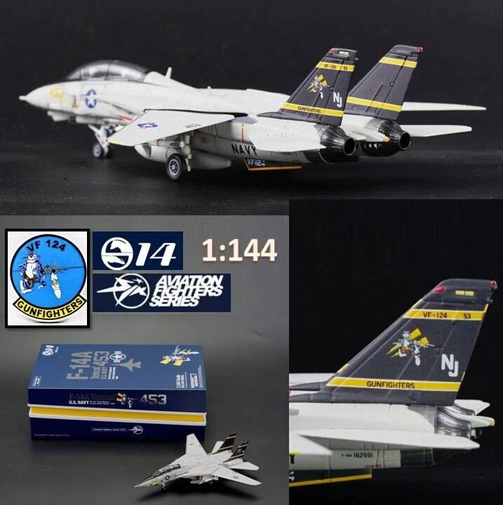 S14 Aviation Fighter Series 019 1:144 F-14A Tomcat US Navy VF-124 “Gunfighters” Foto 1 de 4