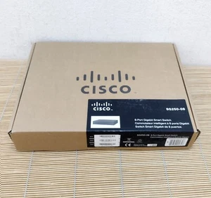 New Cisco SG250-08-K9 8x 10/100/1000 ports 1x PoE+ port NEU Ungeöffnet - Afbeelding 1 van 1