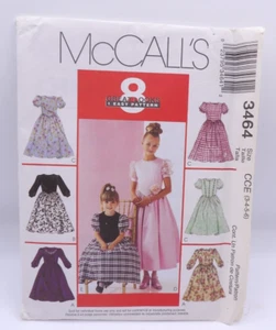 Vestido de niña McCalls patrón #3464 talla 3-6 sin usar, sin cortar ©2001 - Imagen 1 de 2