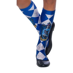 Harry Potter Ravenclaw Socks Adult Costume Accessory - Picture 1 of 3
