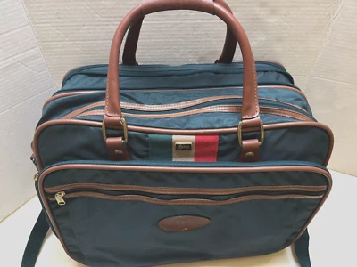 Bolso de Mano Lark Cuero Borde 4 Compartimentos con Cremallera Correa para el Hombro Expandible Foto 1 de 4