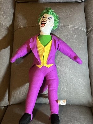 Figura de peluche 2011 Toy Factory DC Comics Warner Brothers Batman Villain The Joker Foto 1 de 4
