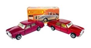 Matchbox Lesney Superfast (2) MB39 Rolls Royce Silver Shadow II w/K Box - Picture 1 of 24