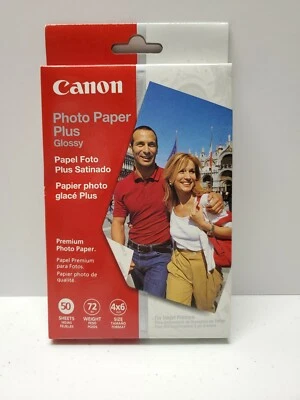 Canon Inkjet Photo Paper Plus Glossy PP-101 4x6 50 Sheets / NEW - Image 1 of 2