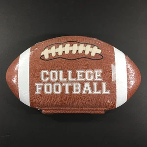 College Football Ruckus Books Football Shape Texture Laces Hard Cover NEW SEALED - Picture 1 of 6