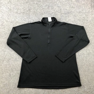 Vintage REI Pullover Womens Large Black 1/4 Zip Long Sleeve Hiking Outdoors - Image 1 of 4