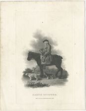 Antique Print of 'Earth Stopper' by Scott (1801)