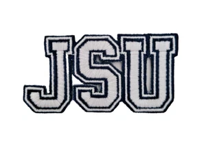 Parche bordado de hierro/coser de 3 pulgadas con logotipo del equipo JSU de la Universidad Estatal de Jackson - Imagen 1 de 3