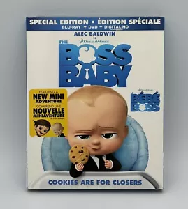 The Boss Baby - Blu-ray + DVD + Digital + Slipcover - BRAND NEW FACTORY SEALED - Picture 1 of 3